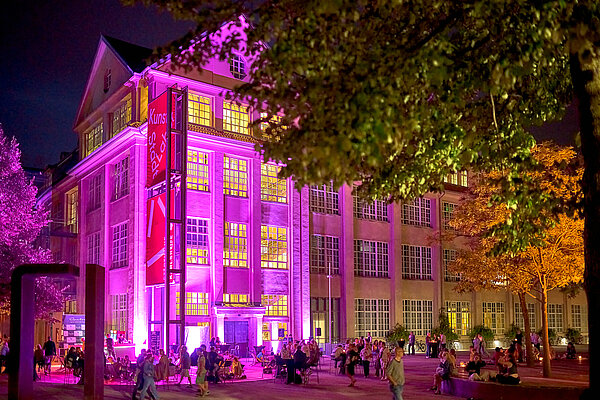 Kunstmuseum Karlsruhe bei Nacht