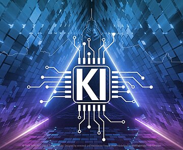 Dieses Symbolbild zeigt einen Hinweis zur Künstlichem Intelligenz