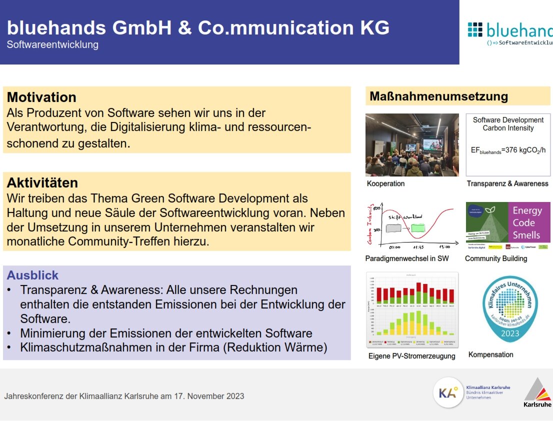 Bluehands Firmenpräsentation