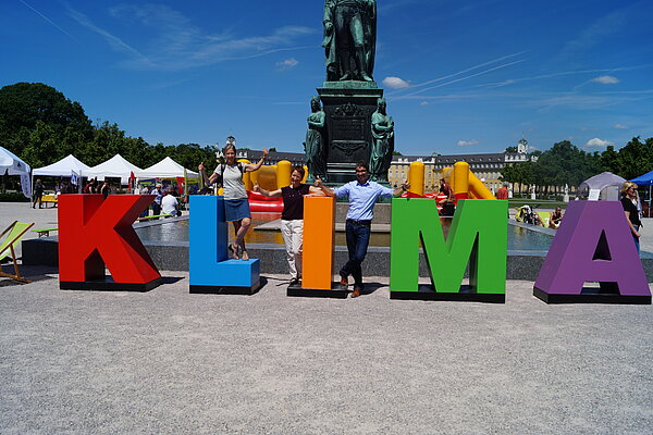 Klimabuchstaben am Nachhaltigkeitstag 2019