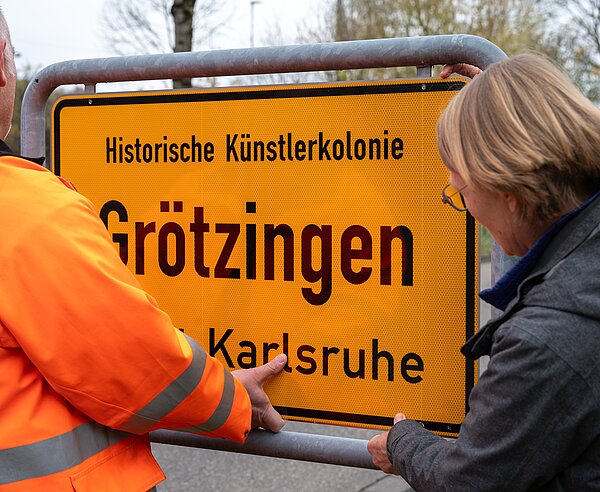 Als "Historische Künstlerkolonie" darf sich fortan der Ortsteil Grötzingen bezeichnen.