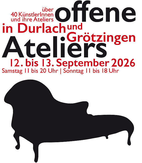 Plakat Offene Ateliers in Durlach und Grötzingen