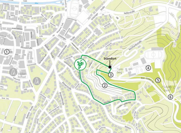 Grüne Weinwanderroute
