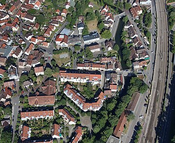 Luftaufnahme von Grötzingen