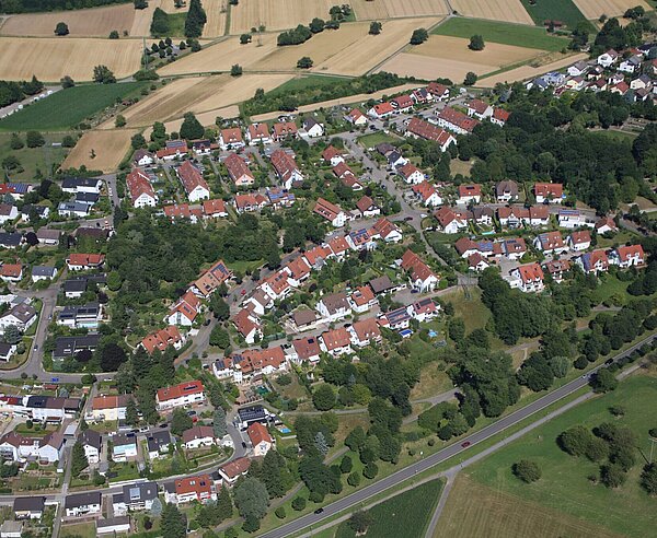 Luftaufnahme von Palmbach