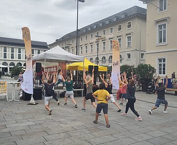 "Karlsruhe trifft sich!" auf dem Marktplatz