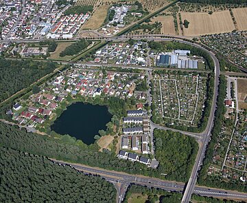 Luftaufnahme vom Reitschulschlag