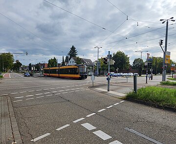 Kreuzung Neureuter Straße und Siemensallee