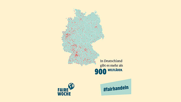Grafik In Deutschland gibt es mehr als 900 Weltläden.