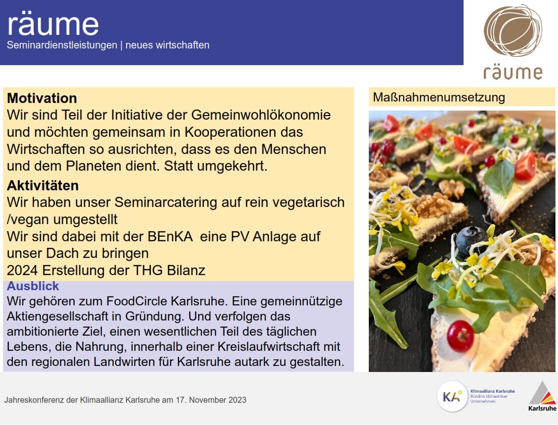 Räume Firmenpräsentation