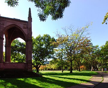 Der Alte Friedhof im Herbst