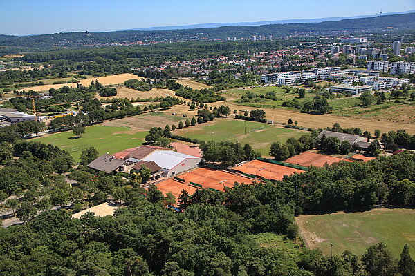 Das Bild zeigt den östlichen Teil der grünen Nordspange.