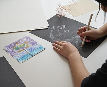 Samstags mal Kunst | Künstlerinnen-Workshop: Linien voller Magie