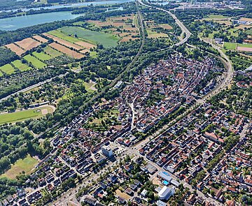 Luftaufnahme von Knielingen