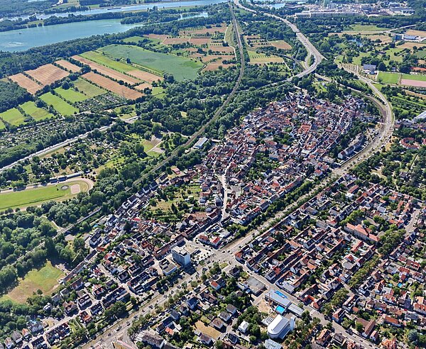 Luftaufnahme von Knielingen