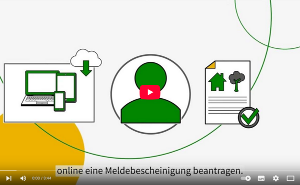 Meldebescheinigung beantragen