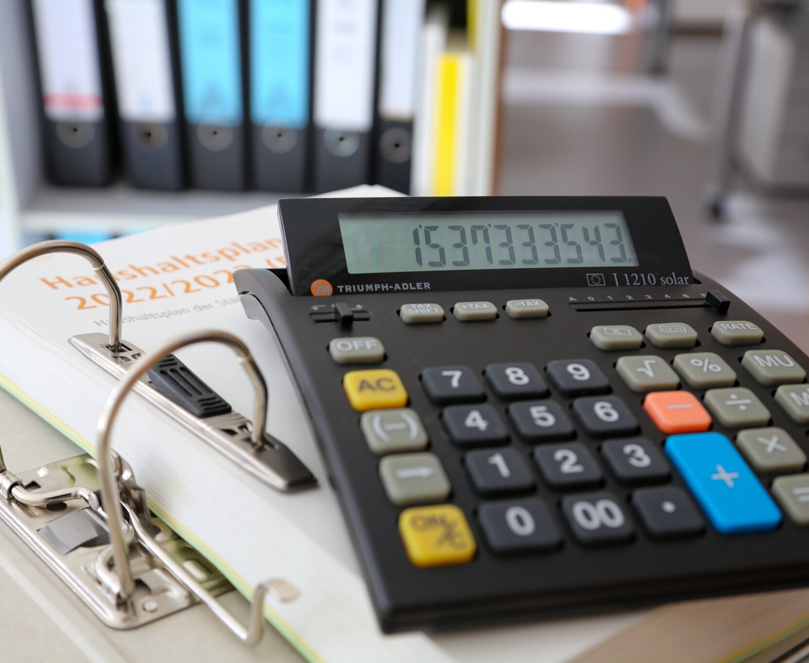 Stadtfinanzen, Haushaltsplan