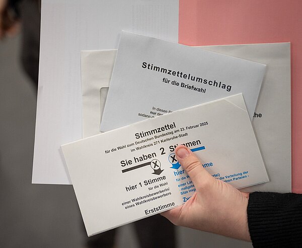 Unterlagen für Briefwahl