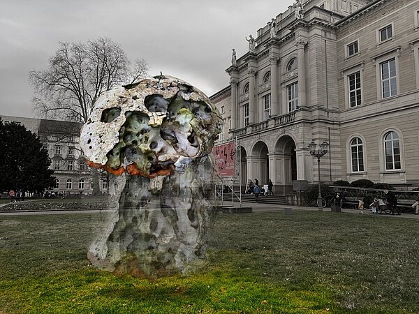 Isabella Münnich: SensUs, 2022-2023, mush/room: growing together, Augmented-Reality-Installation