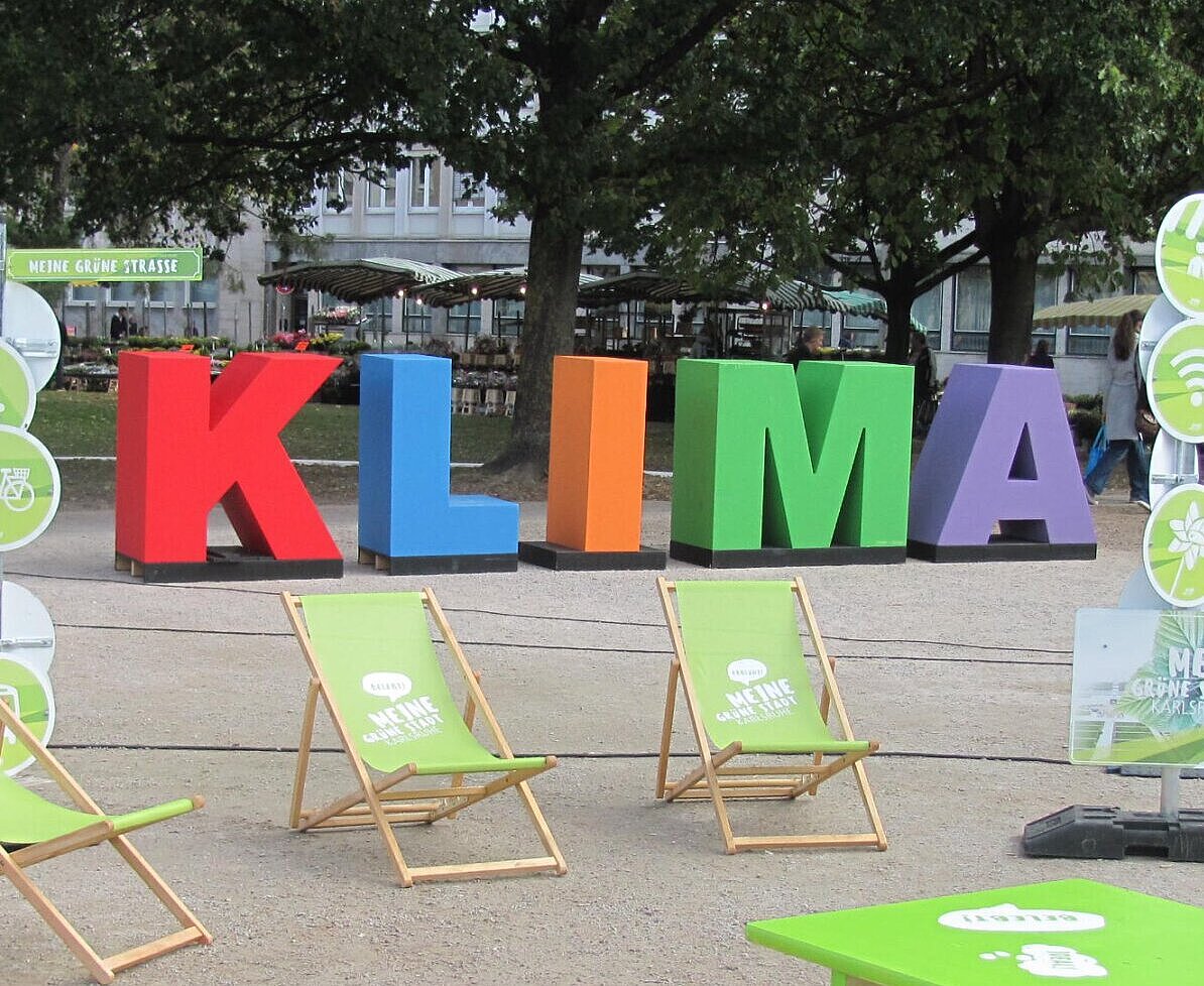 Buchstaben KLIMA