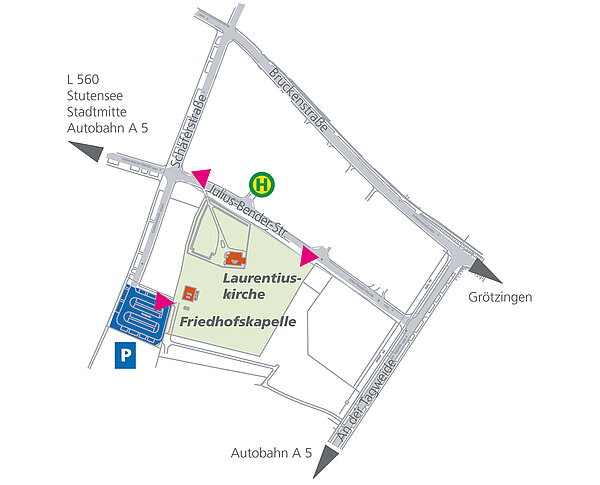 Plan Friedhof Hagsfeld