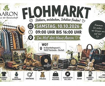 Flohmarkt beim Haus Aaron