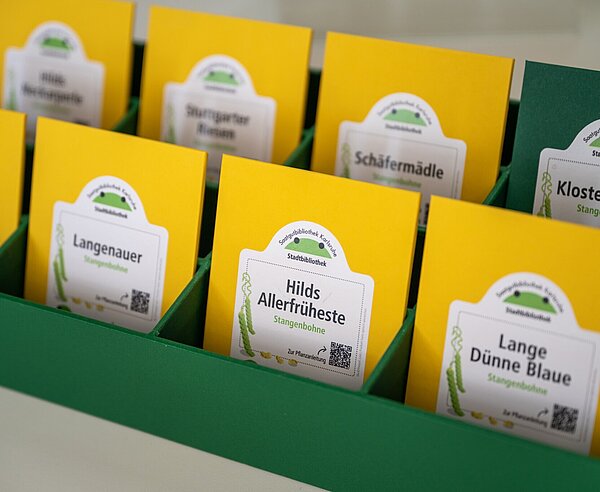 Saatgutbibliothek in der Stadtbibliothek