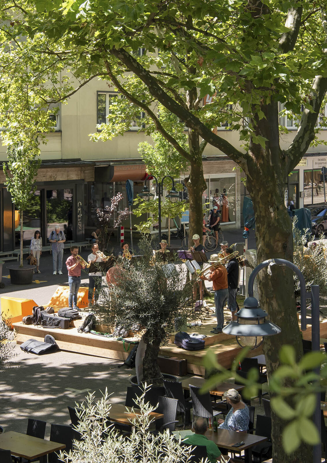 Posaunenensemble im Reallabor