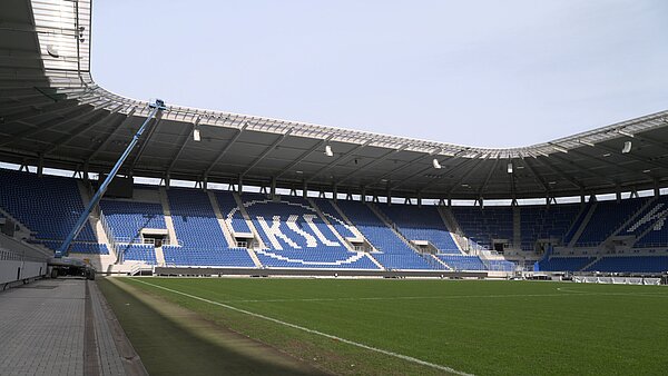 Baufortschritt im BBBank Wildpark