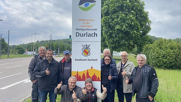 Ortseingangsstelen Durlach