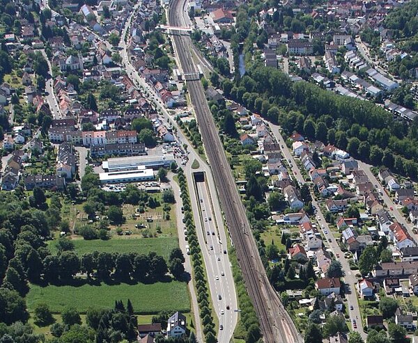 Luftaufnahme von Grötzingen