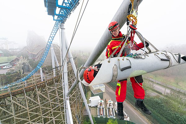 Höhenrettung im Europa-Park