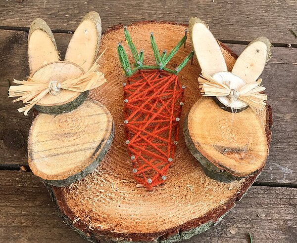 Osterbasteln Waldpädagogik