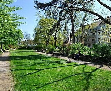 Informativer Spaziergang entlang der Hildapromenade