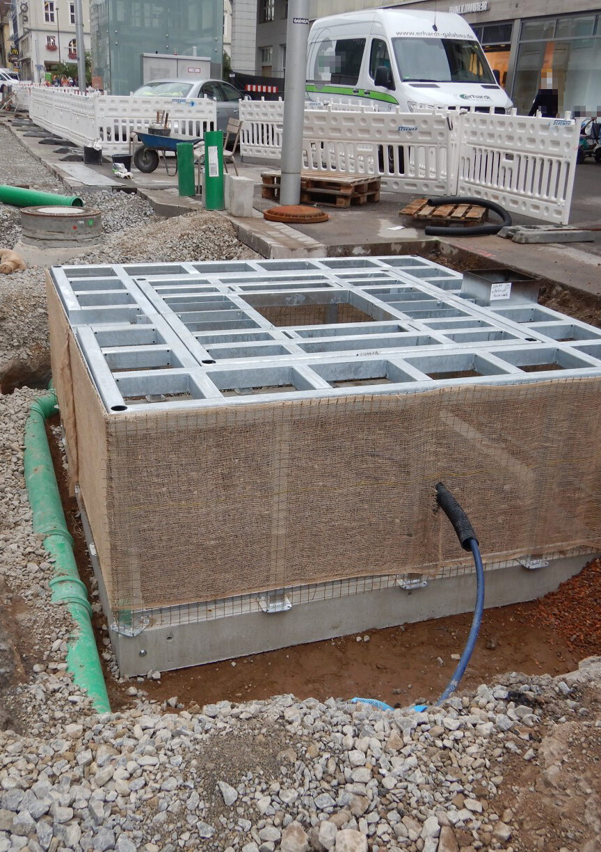 Neugestaltung der Kaiserstraße – Erster Bauabschnitt – Neubau von Baumquartieren