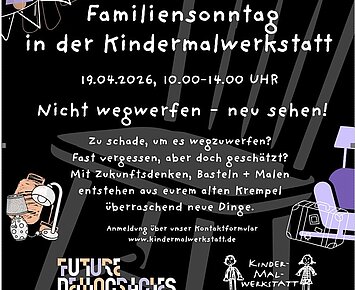 Familiensonntag in der Kindermalwerkstatt