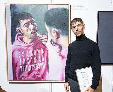 Ulli Bomans aus Klingenmünster erhielt den ersten Preis für sein Bild „Lipstick Selfie“.