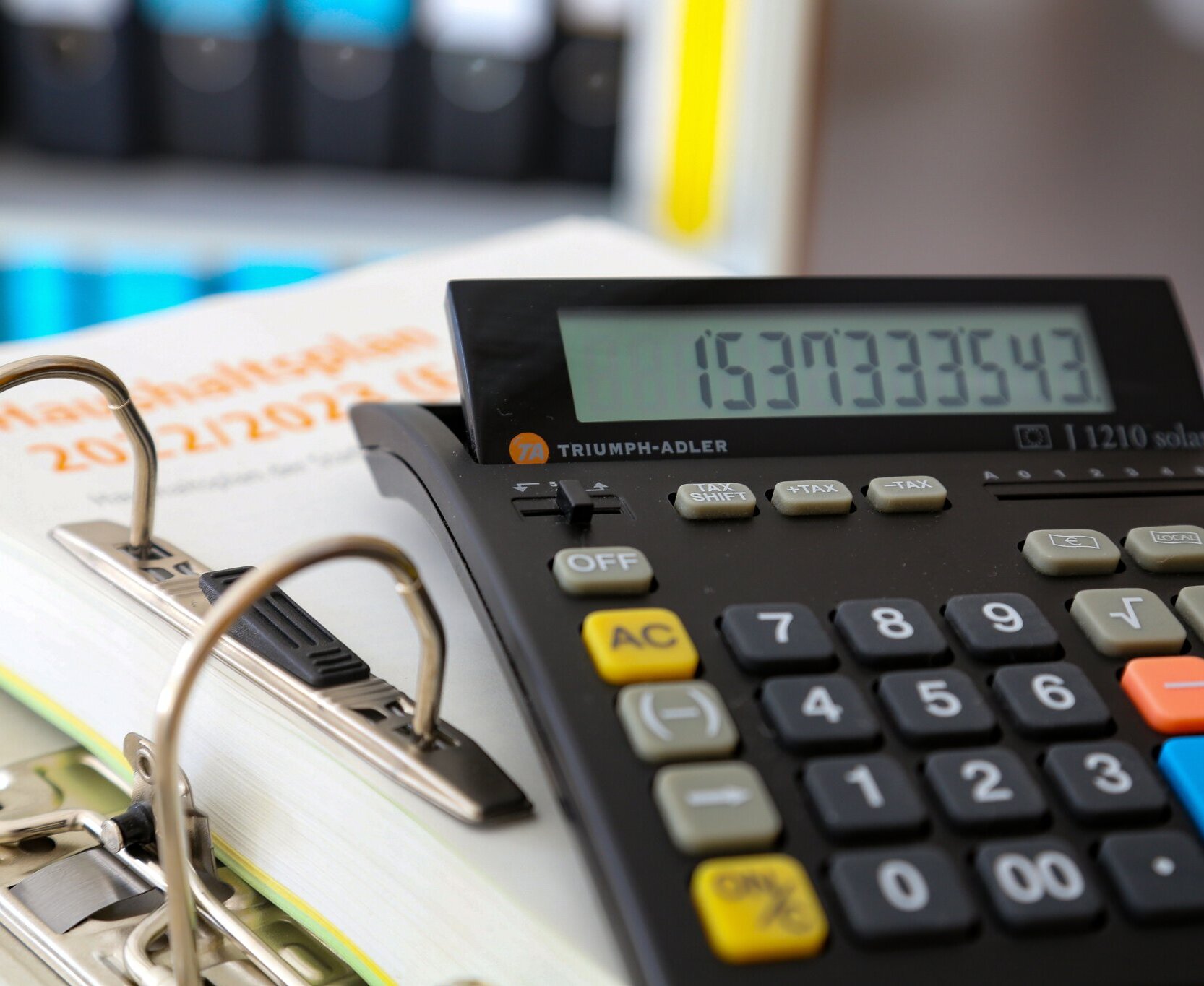 Stadtfinanzen, Haushaltsplan