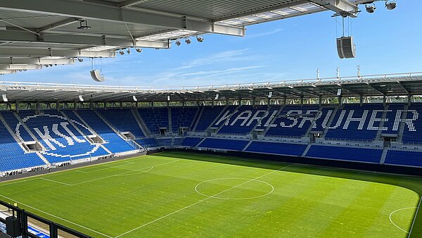 BBBank Wildpark kurz vor Eröffnung