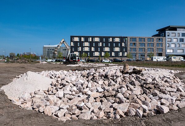 Bauabschnitt 1 der Neugestaltung des Areals Stuttgarter Straße