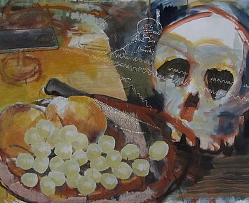 Meggi Rochell, Keramische Plastiken und Eckbert Lösel, Naturfarbenbilder