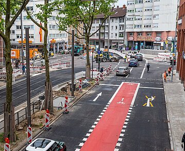 Baustelle am Berliner Platz