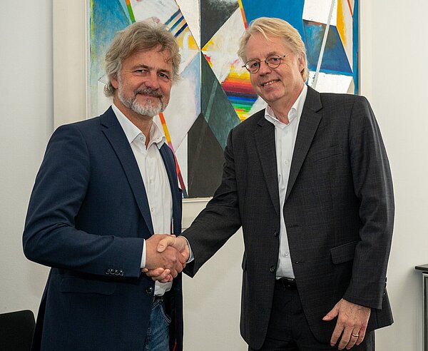 OB Dr. Frank Mentrup trifft KIT-PräsidentJan S. Hesthaven