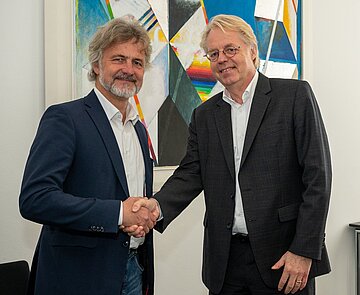 OB Dr. Frank Mentrup trifft KIT-PräsidentJan S. Hesthaven