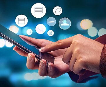 Handynutzung mit guter Usability