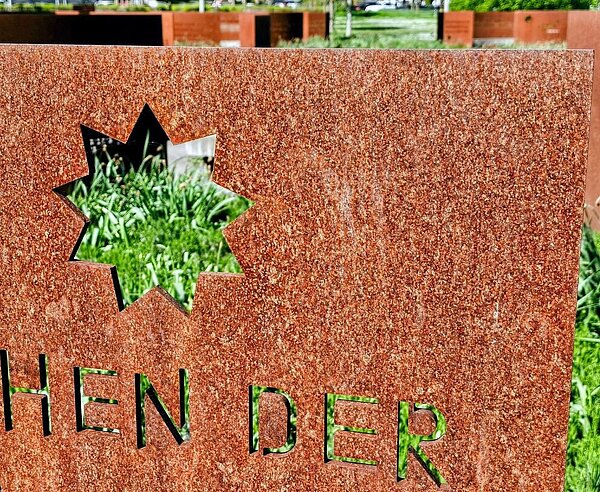 Bahai-Stern aus dem Garten der Religionen Karlsruhe