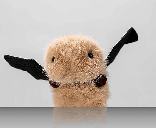 Die interaktiven Robotermeerschweinchen "Booboos" werden im ZKM ausgestellt.