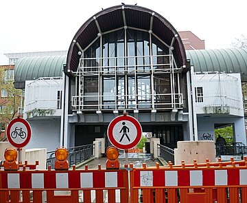 Sanierung des Brückenhauses über der Fritz-Erler-Straße