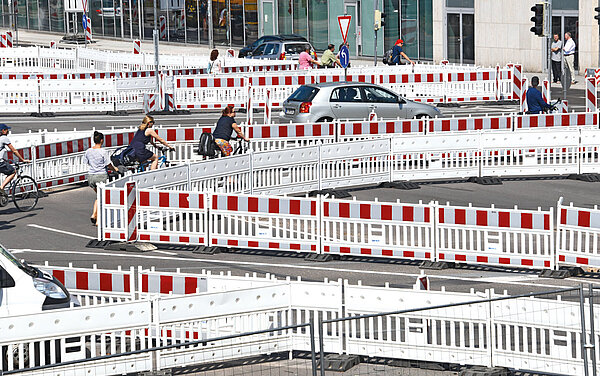 Baustellen im Radverkehr
