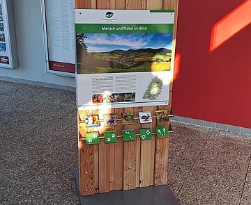 Infostehle in Durlach.